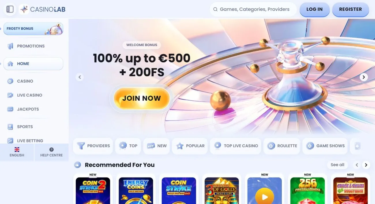 Home 71 Casinolab - European casinos